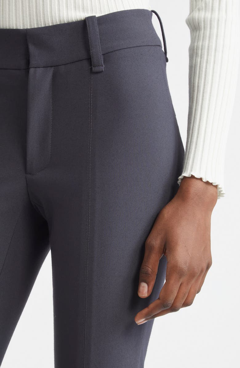Vince High Waist Crop Cigarette Pants, Alternate, color, Graphite