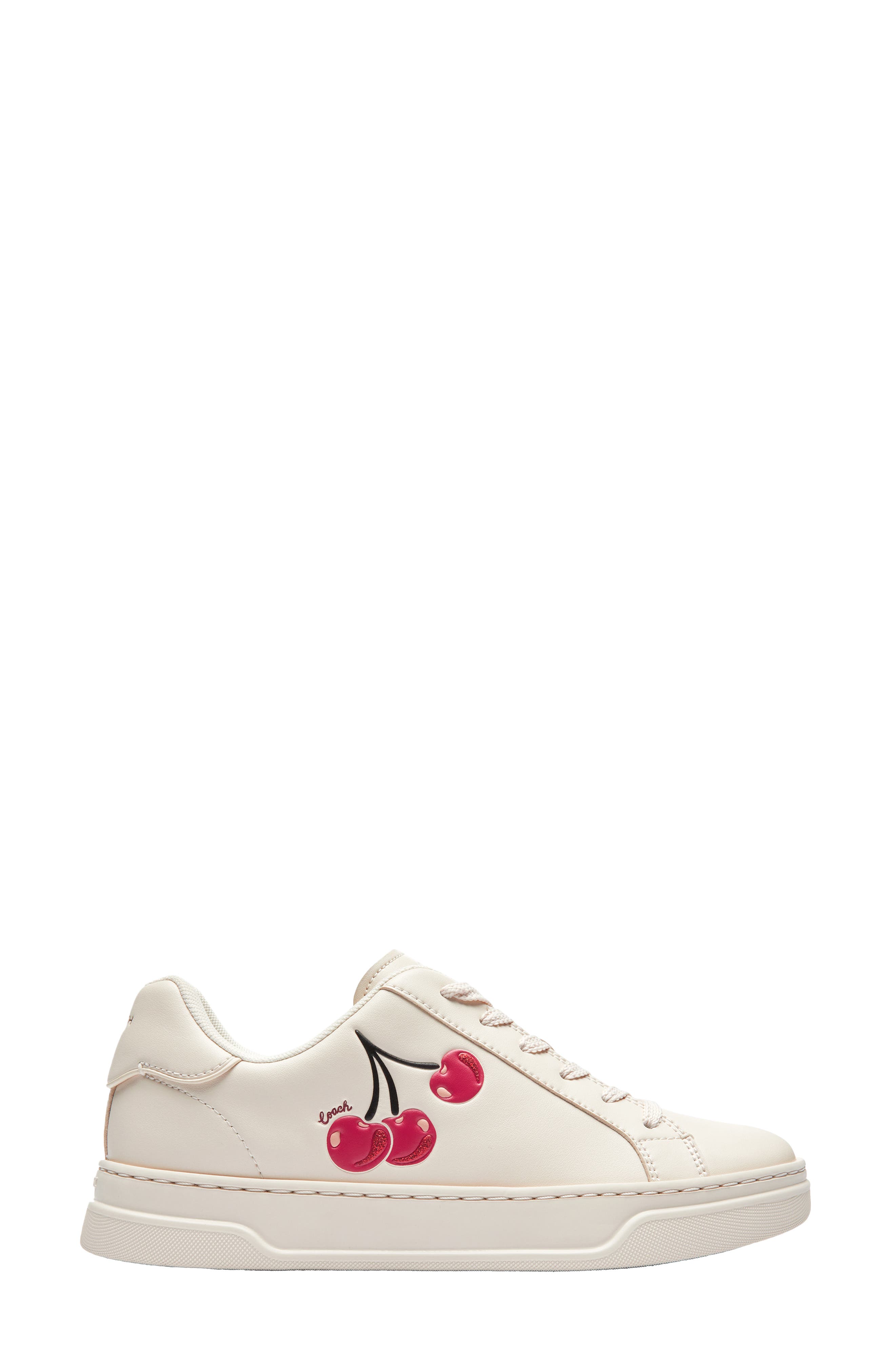 COACH High Line Cherry Print Sneaker, Alternate, color, 