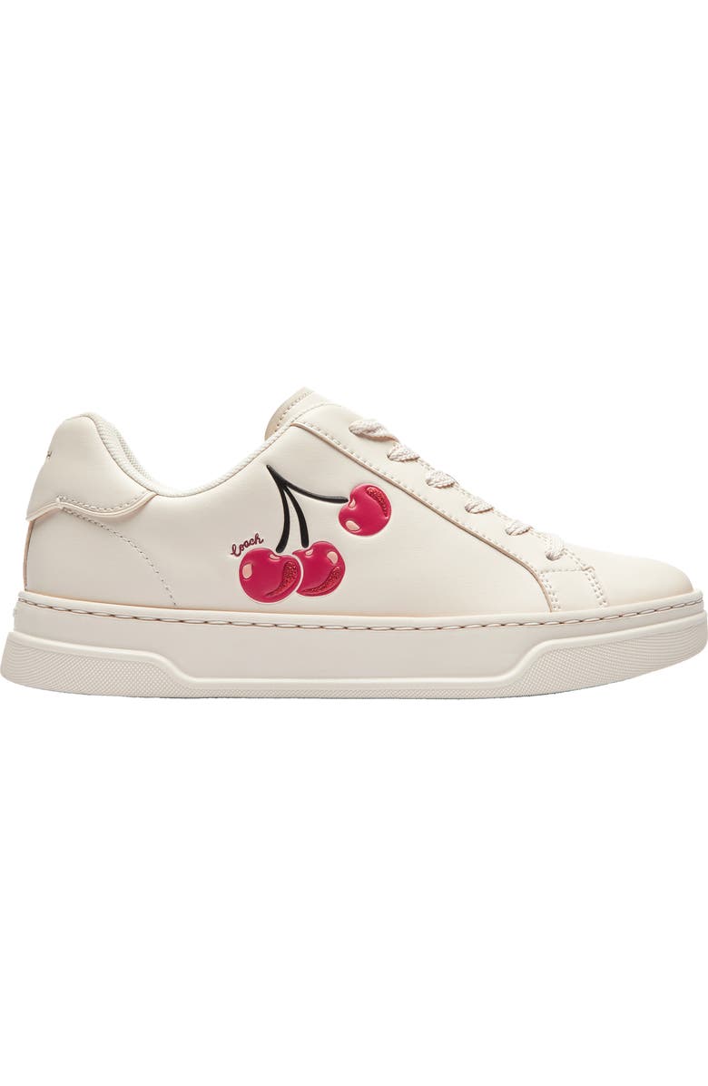 COACH High Line Cherry Print Sneaker, Alternate, color,