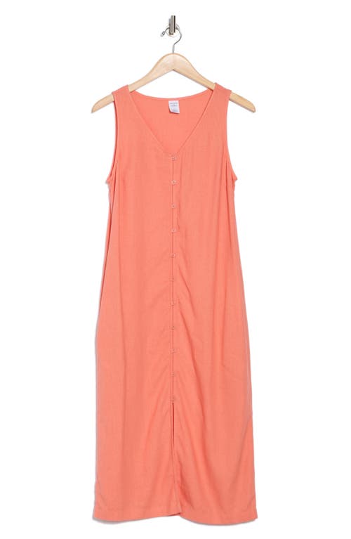 MELROSE AND MARKET MELROSE AND MARKET BUTTON FRONT MIDI DRESS 