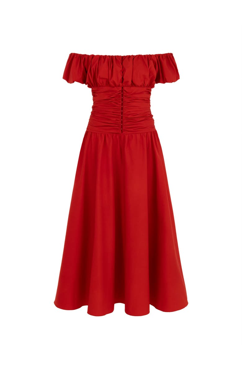 Nocturne Drape Midi Dress, Alternate, color,