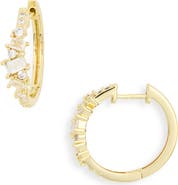 NORDSTROM RACK Cubic Zirconia Hoop Earrings