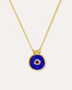 Ottoman Hands Azra Evil Eye Pendant Necklace
