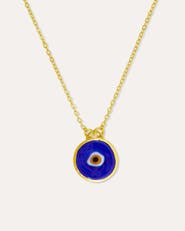 Ottoman Hands Azra Evil Eye Pendant Necklace