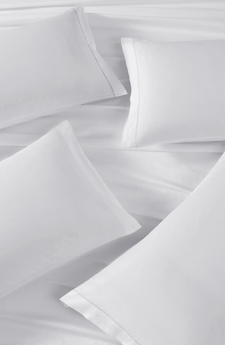 Vera Wang Solid Organic Cotton Percale Sheet Set, Alternate, color,