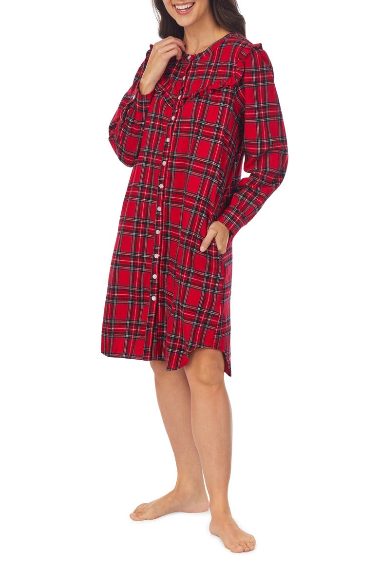 Nightgown, Main, color, REDPLAID