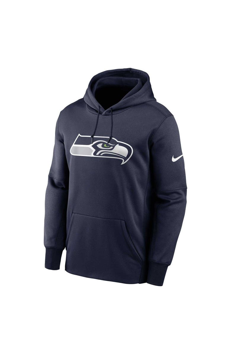 Nike Men's Nike College Navy Seattle Seahawks Big & Tall Fan Gear Prime Logo Fleece Performance Pullover Hoodie, Alternate, color, 