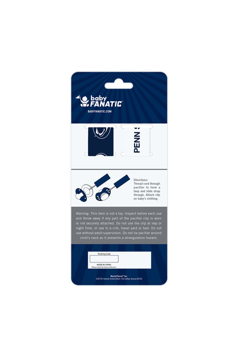 Penn State Pacifier Clip 2-Pack, Alternate, color, Multicolor