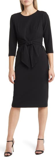 【海外限定】AdriannaPapell ドレス☆Tie Waist Sheath Dress, W Adrianna Papell Tie Waist Crepe Sheath Dress | Nordstrom