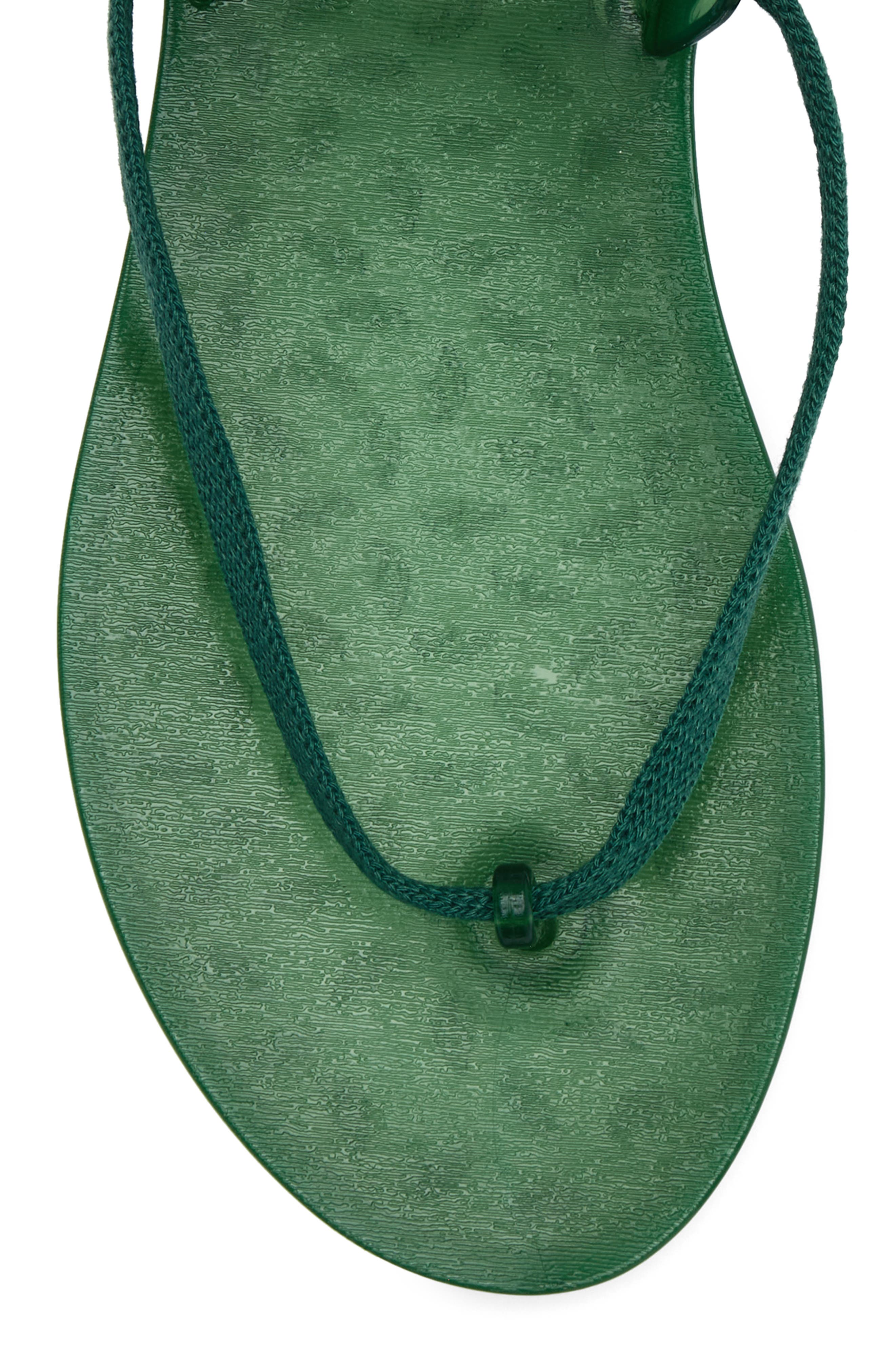 Esther Ankle Strap Sandal, Alternate, color, GREEN