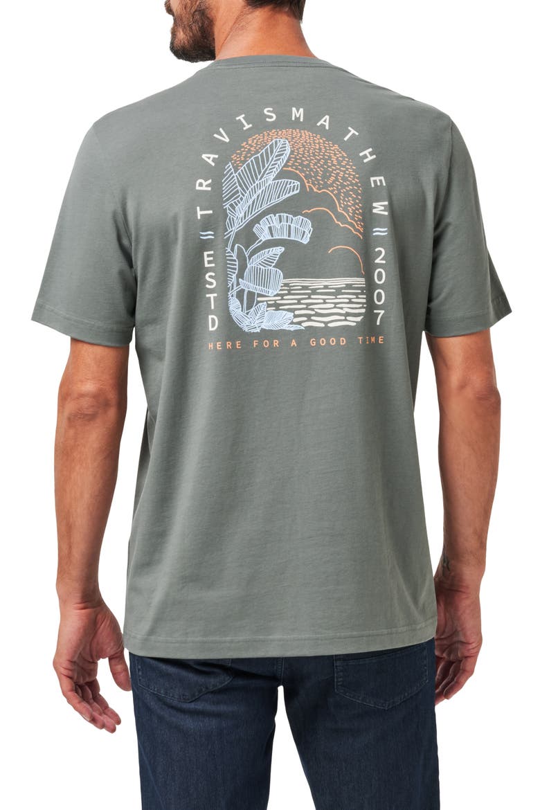Manta Dive Graphic T-Shirt, Alternate, color, DARK OLIVE