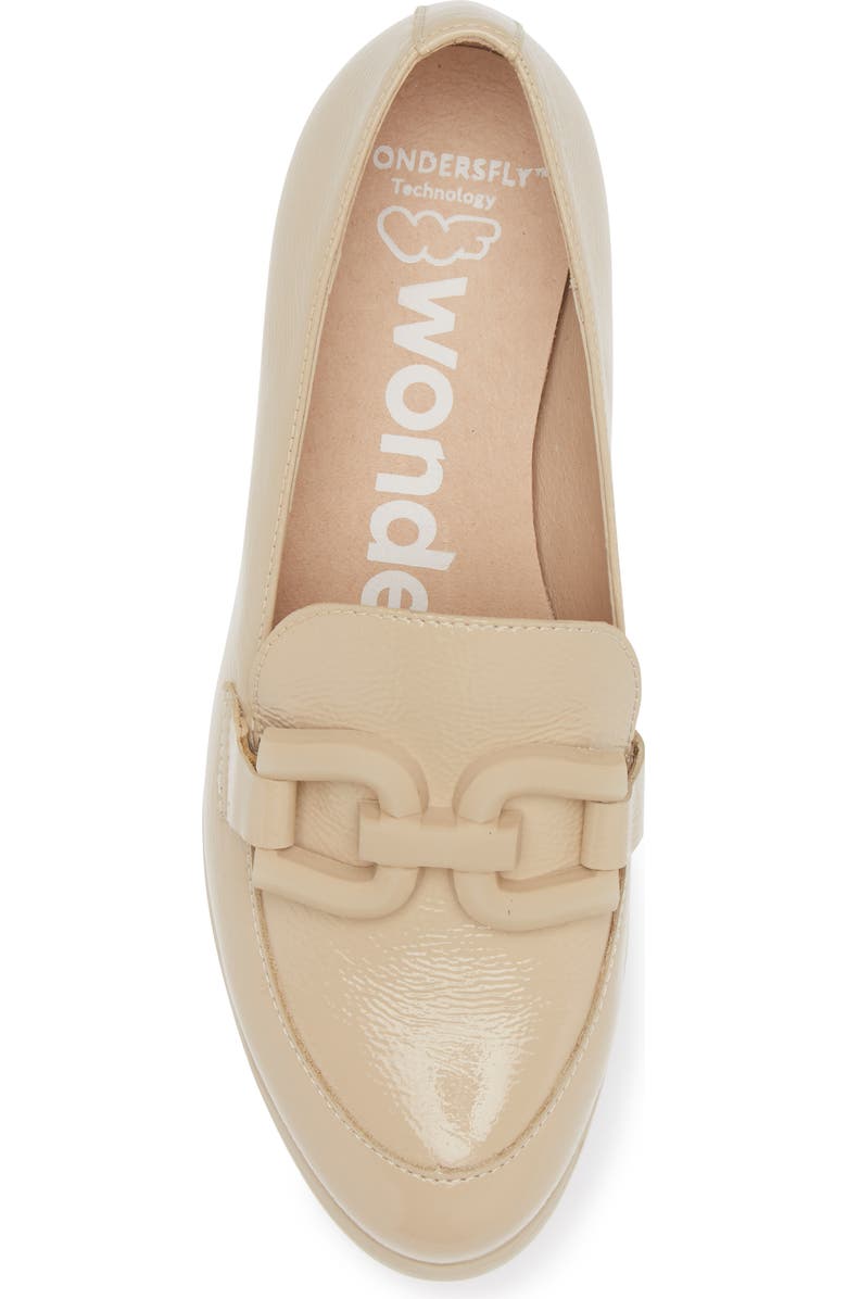 Wonders San Marino Platform Loafer, Alternate, color, Lack Natural