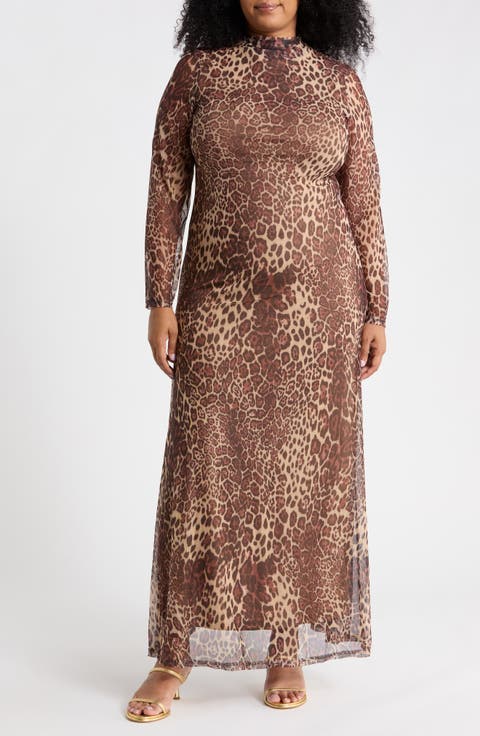 Leopard Jersey Dress
