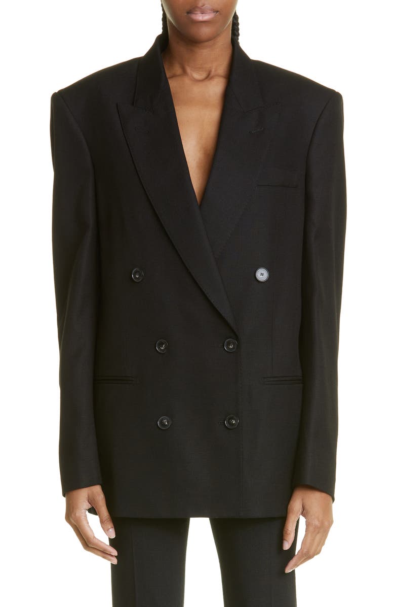 Stella McCartney Oversize Double Breasted Jacket, Main, color,