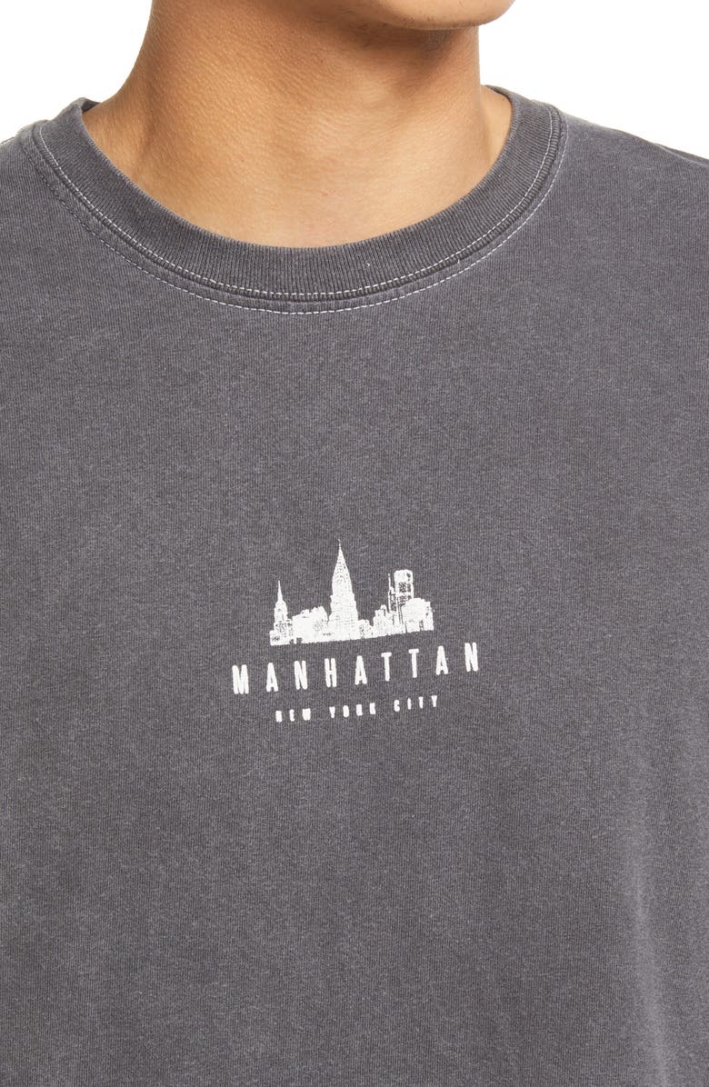 Topman Men's Manhattan Graphic Tee, Alternate, color,