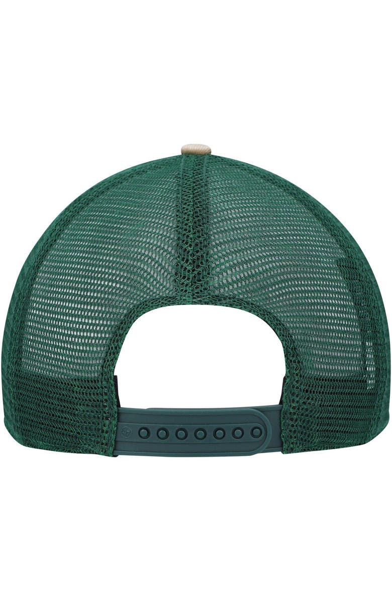 '47 Men's '47 Khaki Green Bay Packers Dial Trucker Clean Up Adjustable Hat, Alternate, color, 