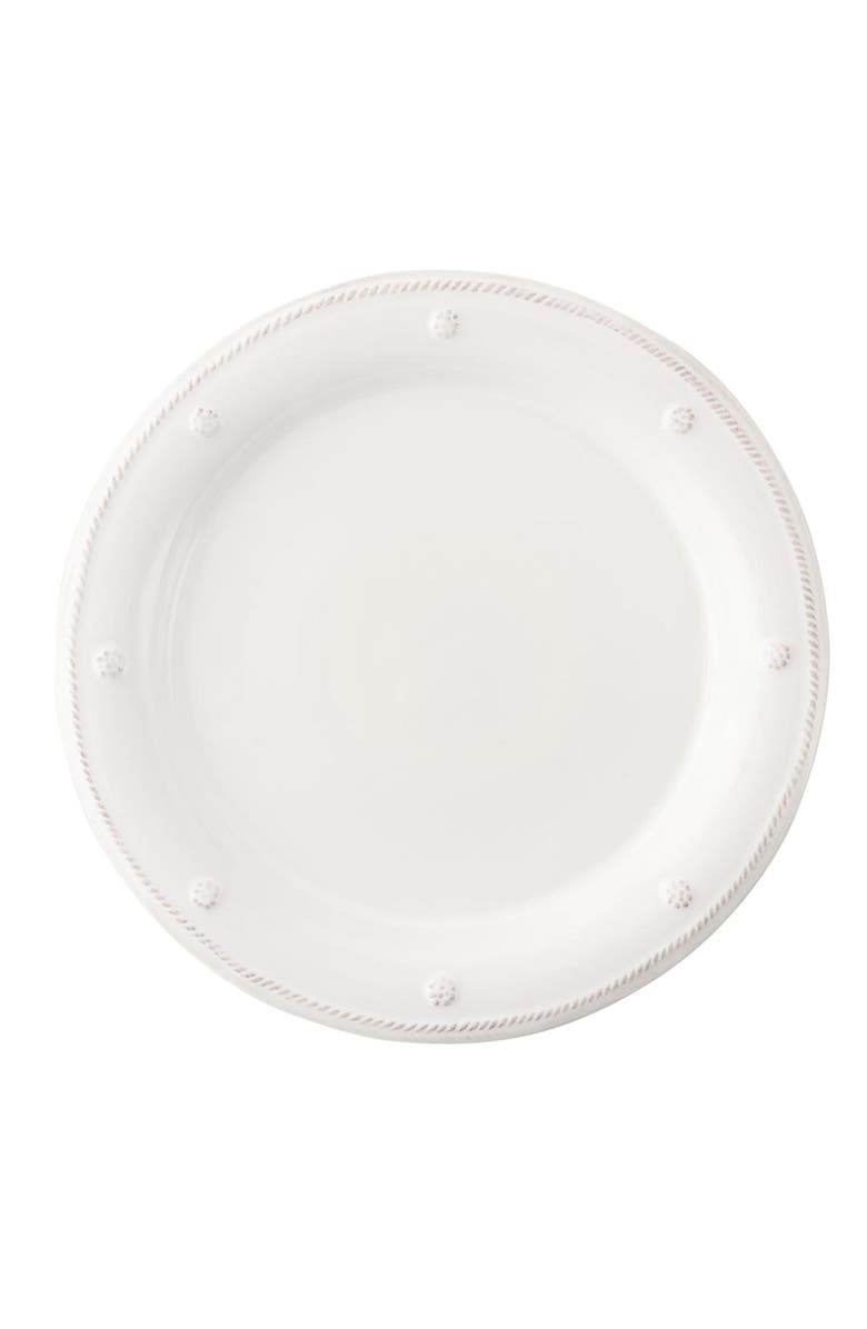 Juliska 'Berry and Thread' Dinner Plate, Main, color, Whitewash