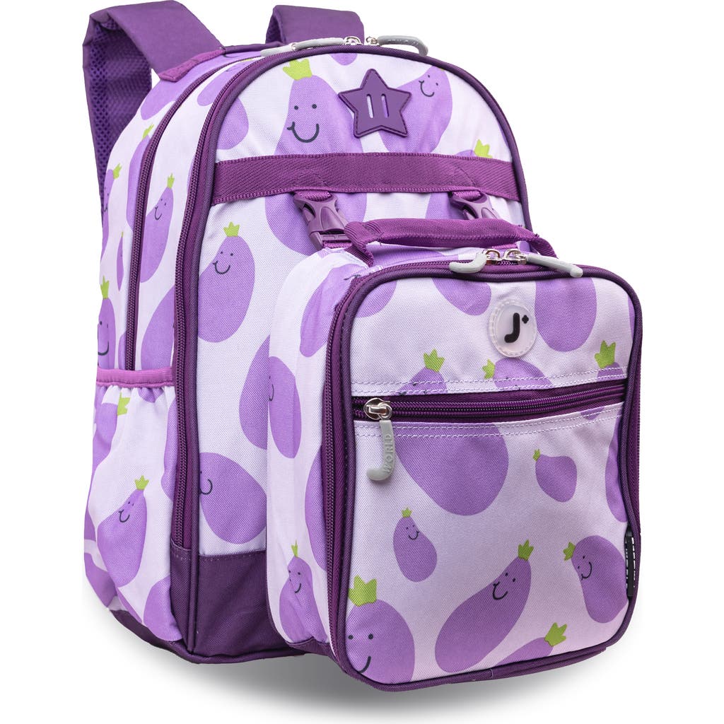 J World Duet Kid's 16" Backpack With Detachable Lunch Box For School