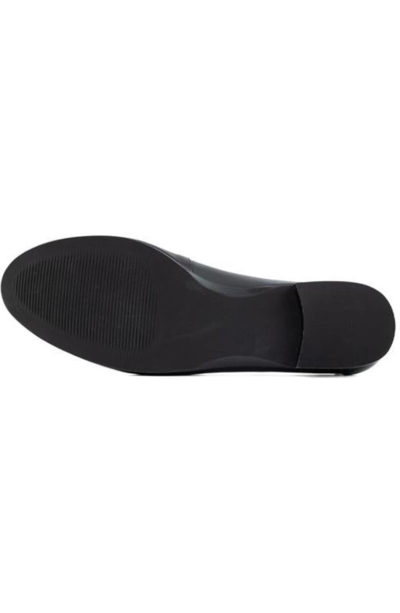 Marc Joseph New York Burton Ave Leather Tiebow Flat, Alternate, color, Black Napa