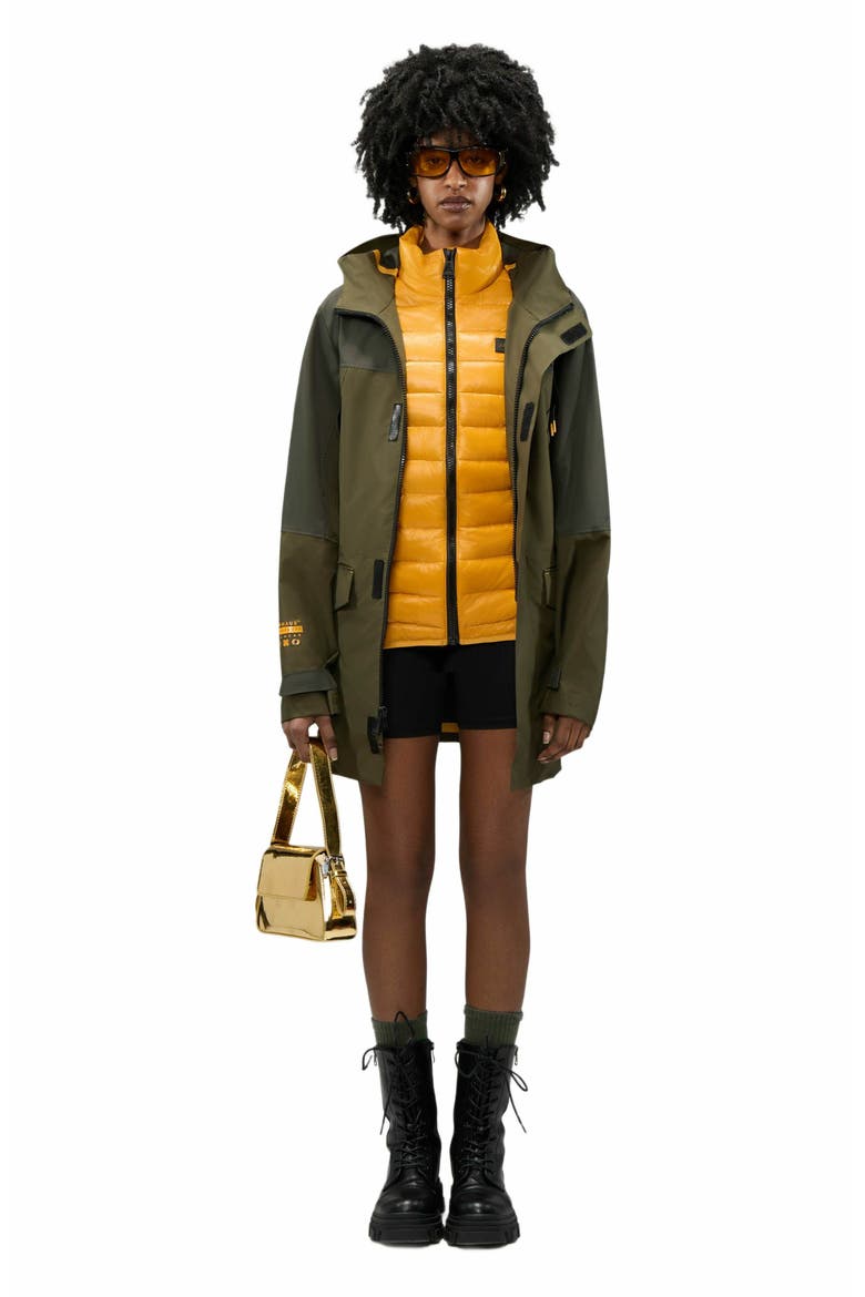Unisex  Valmorel 3-In-1 Hooded Raincoat, Alternate, color, Olive
