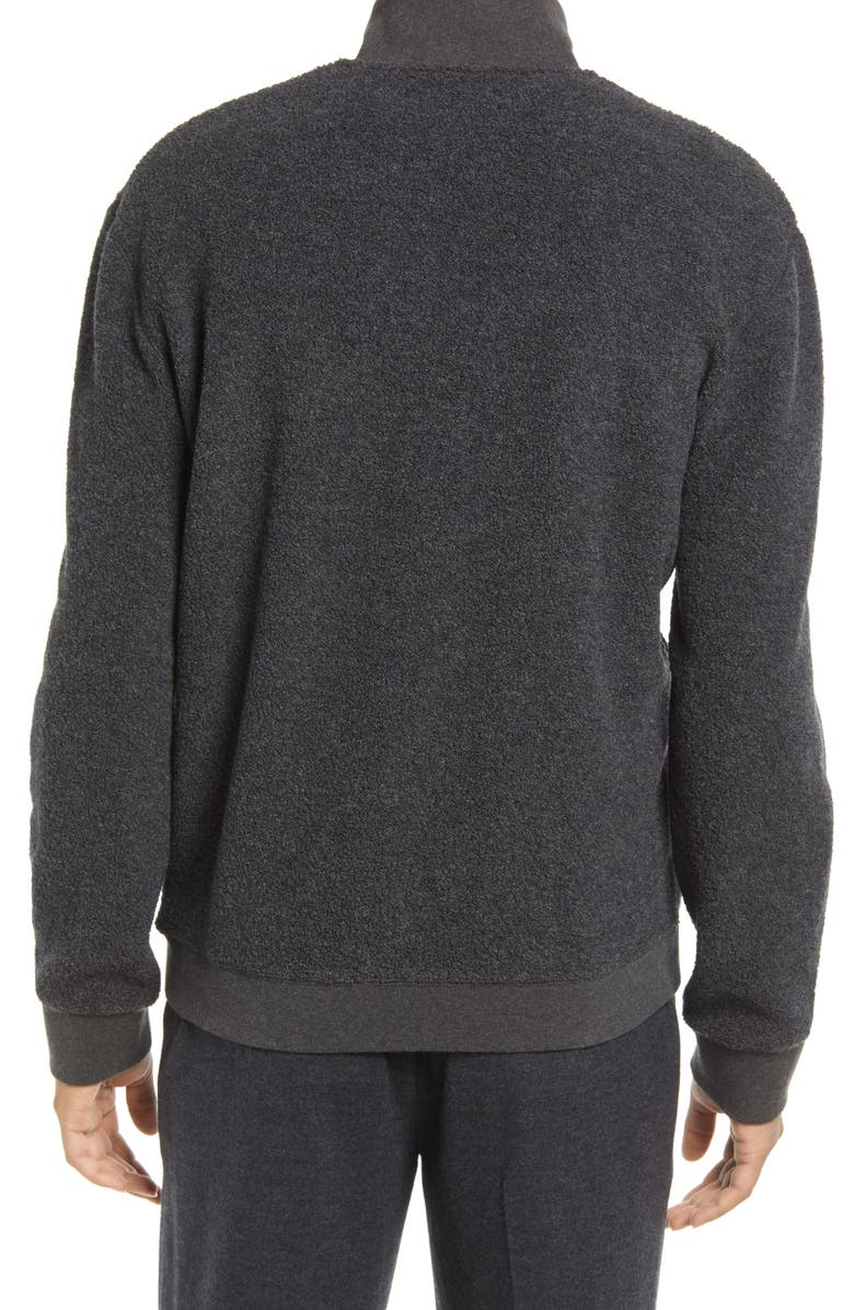 Vince Bouclé Quarter Zip Wool Blend Sweatshirt, Alternate, color, 