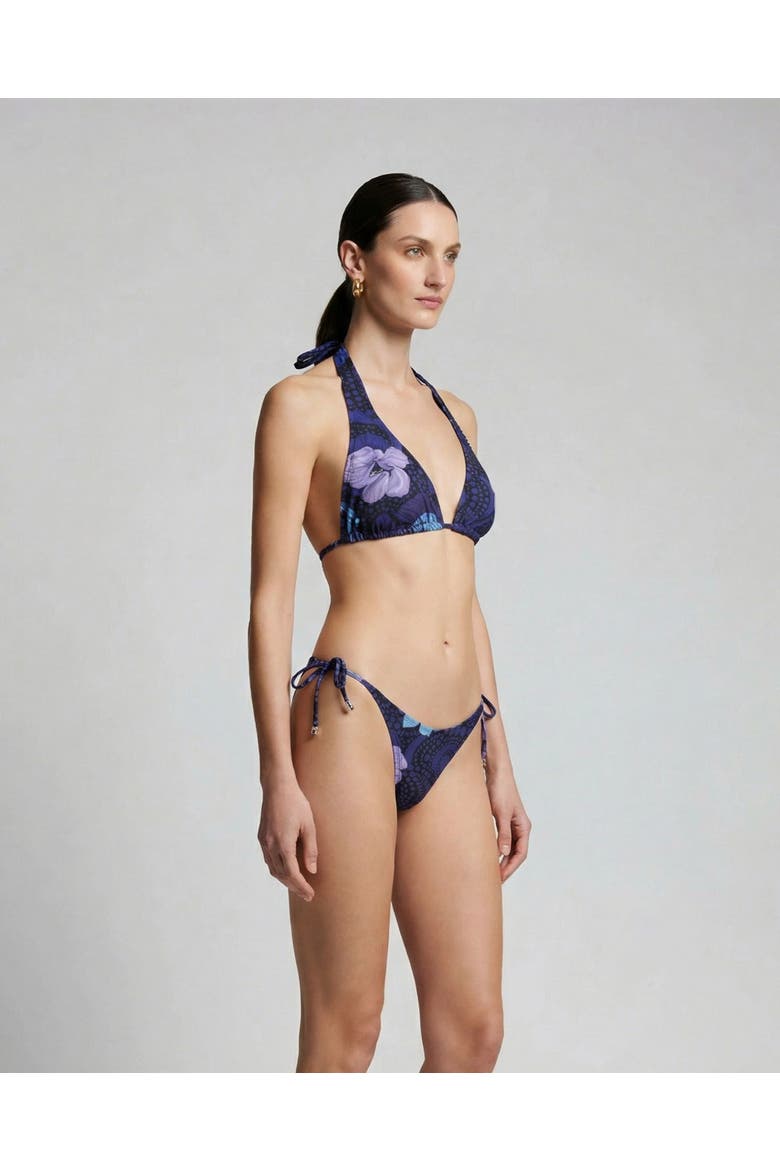 Tropical Fantasy Womens Bikini Top, Alternate, color, Tropical Fantasy Navy