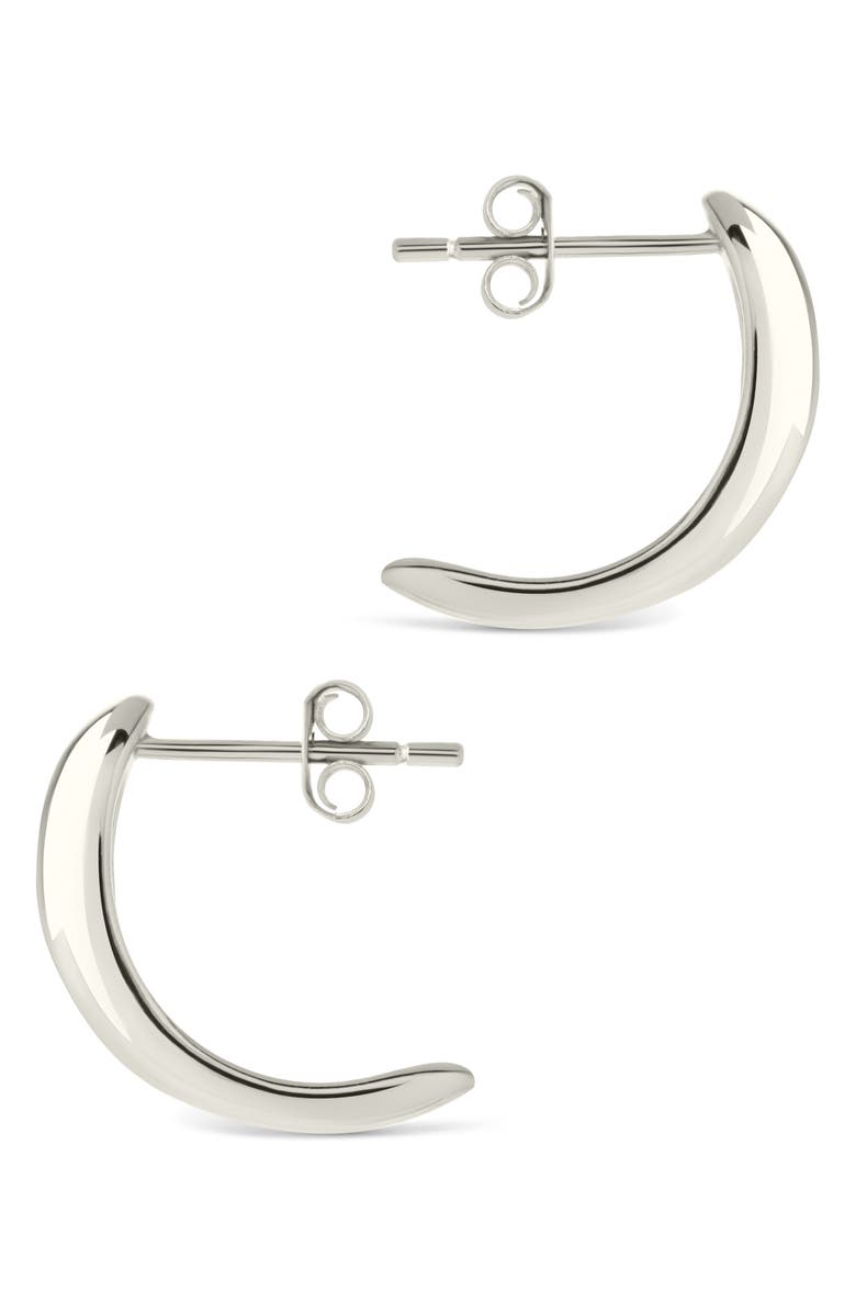 Sterling Forever Jaida Polished Drop Earrings, Alternate, color, Silver