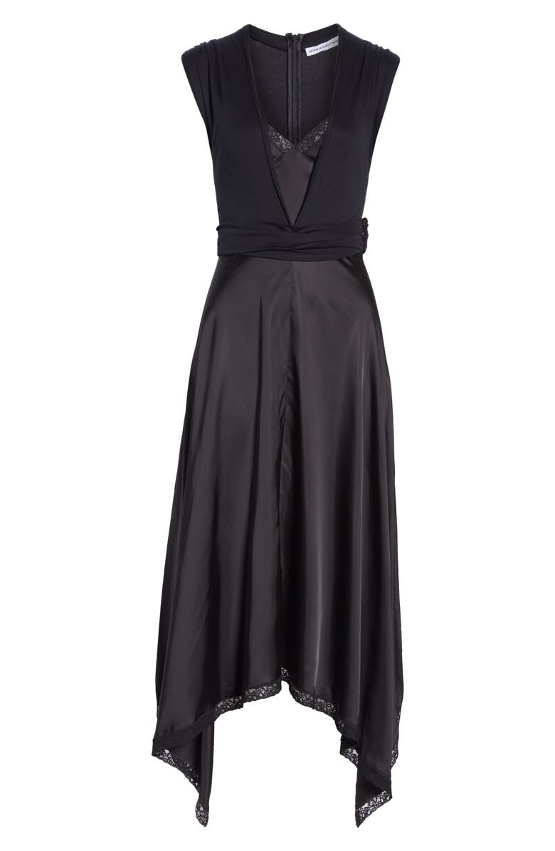 Alexander Wang Lace Trim Layered Slipdress, Alternate, color,