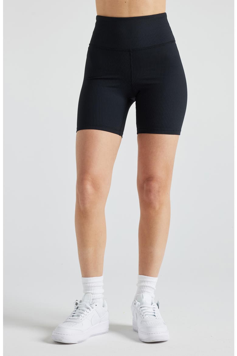 Renew Rib Biker Short, Main, color, Black