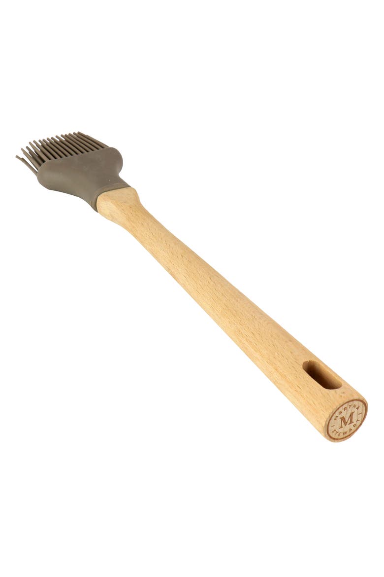 Silicone Basting Brush, Alternate, color, Warm Grey