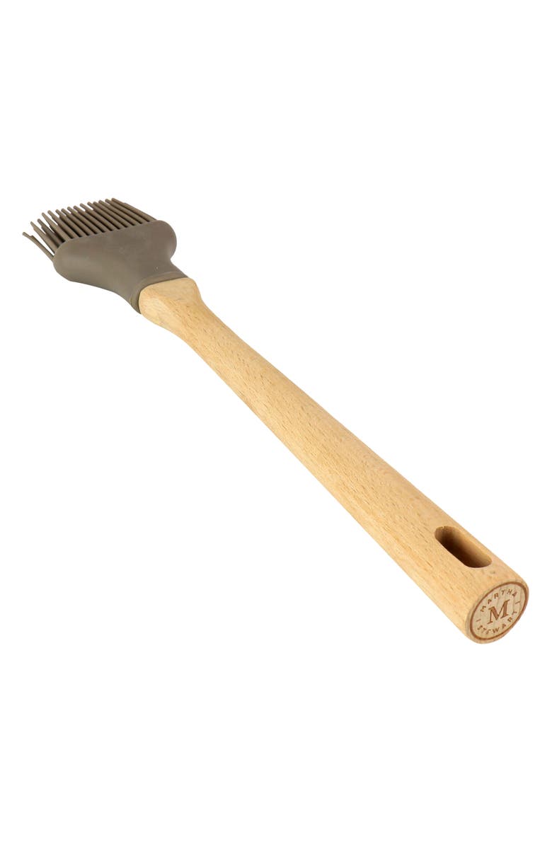 MARTHA STEWART Silicone Basting Brush, Alternate, color, Warm Grey