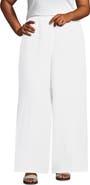 Lands' End Linen High Rise Palazzo Pants