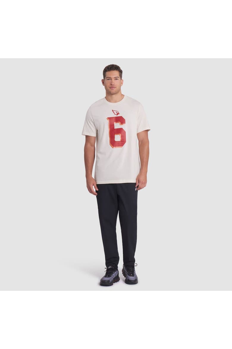 Men's Nike James Conner Natural Arizona Cardinals 2025 Rivalries Collection Player Name & Number T-Shirt, Alternate, color, Natural