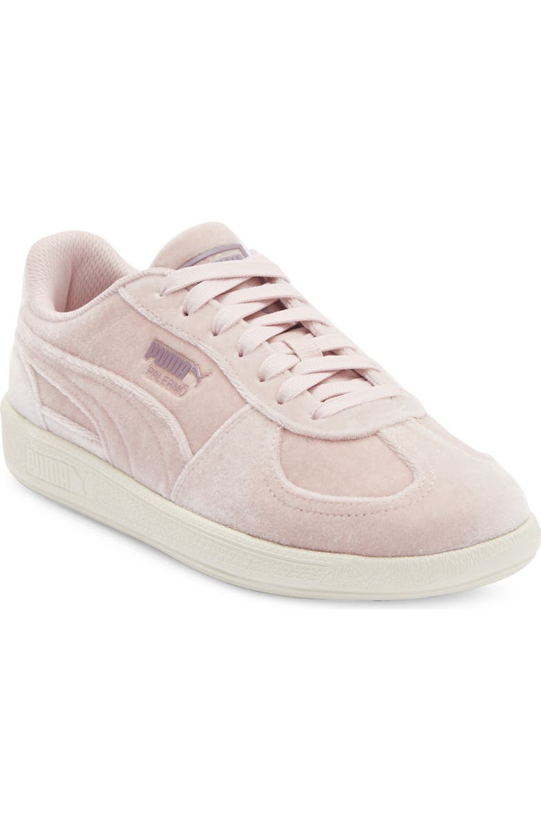 PUMA Palermo Velvet Dreams Sneaker, Main, color, Mauve Mist/ Alpine Snow