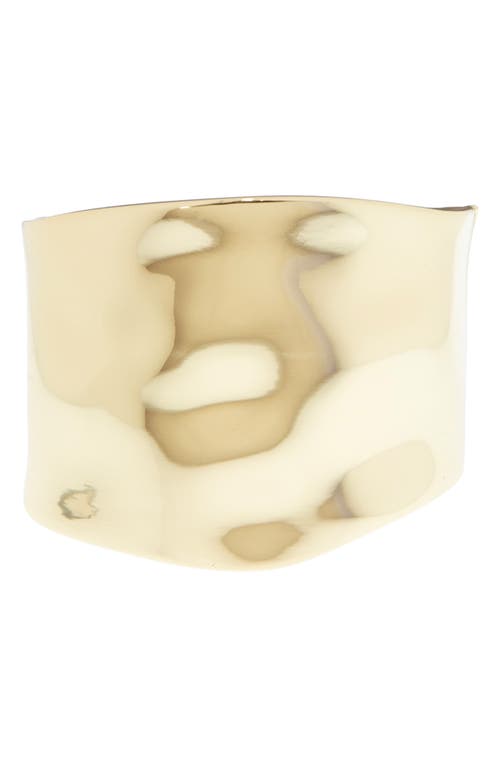 Marlyn Schiff Large Wavy Hinge Cuff Bracelet