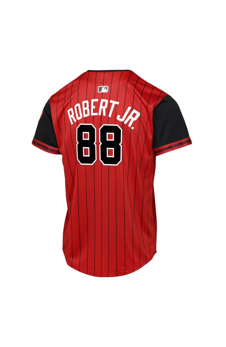 Outerstuff Youth Luis Robert Jr. Red/Black Chicago White Sox 2025 City Connect Limited Player Jersey, Alternate, color, Red