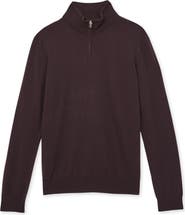Reiss Blackhall Wool Quarter Zip Pullover