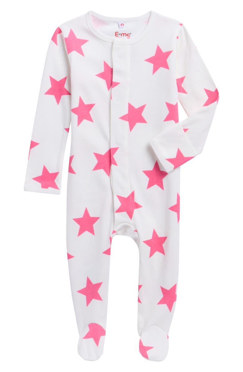Magnetic Me Lucky Stars Cotton Footie, Main, color, Lucky Stars