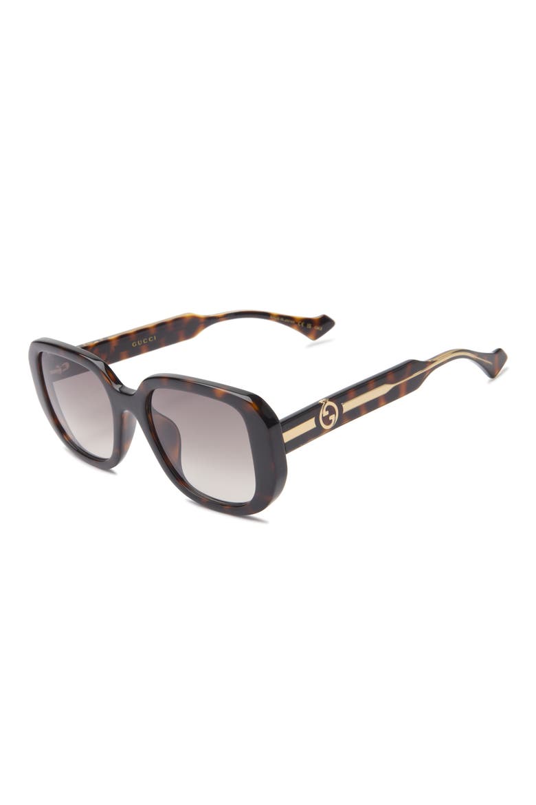 58mm Round Sunglasses, Alternate, color, HAVANA CRYSTAL BROWN