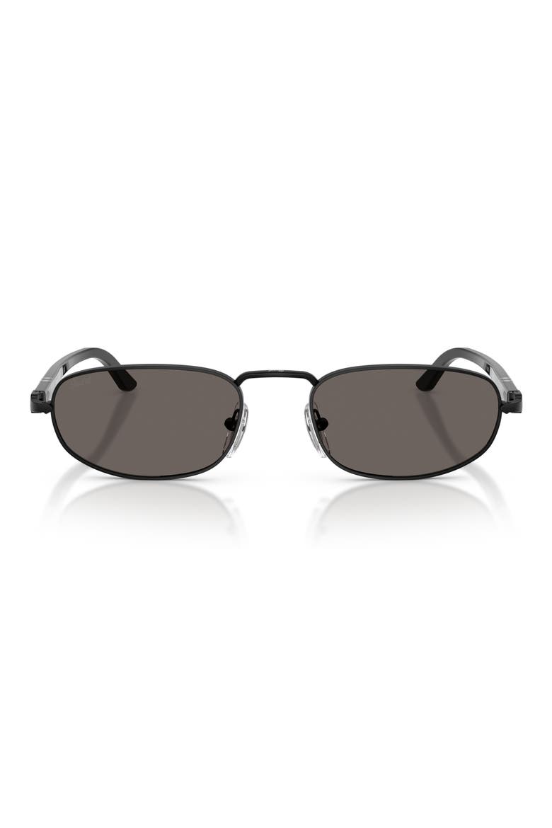 56mm Pillow Sunglasses, Main, color, DEMIGLOSS BLACK / DARK GREY