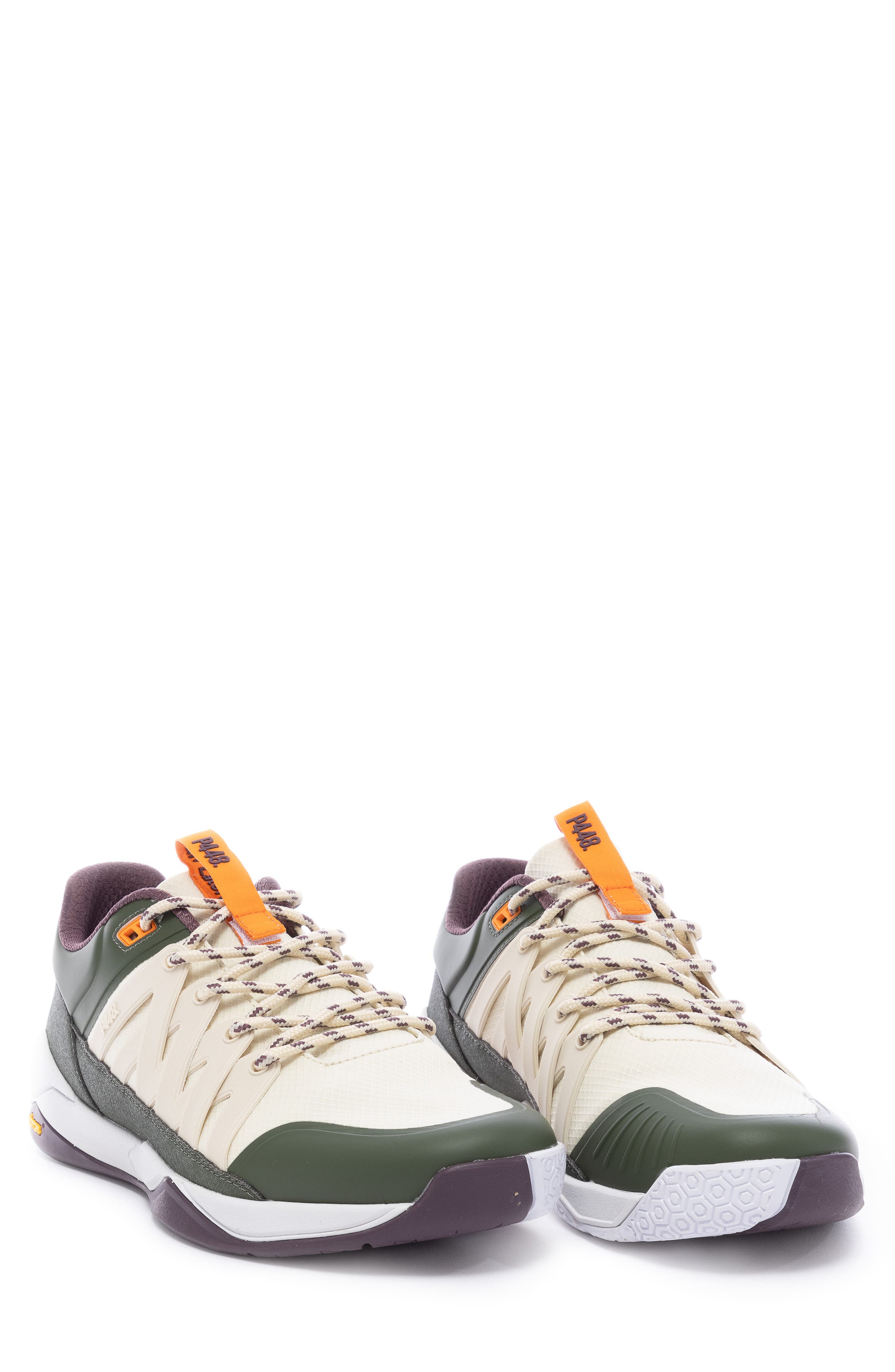 P448 Court Sneaker, Main, color, Army/ Sand/ Orange