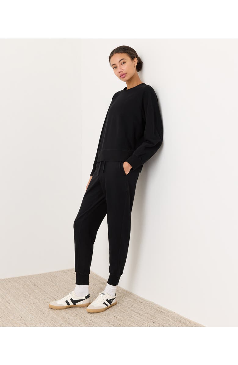 Pact Organic Cotton CloudKnit Jogger, Alternate, color, Black