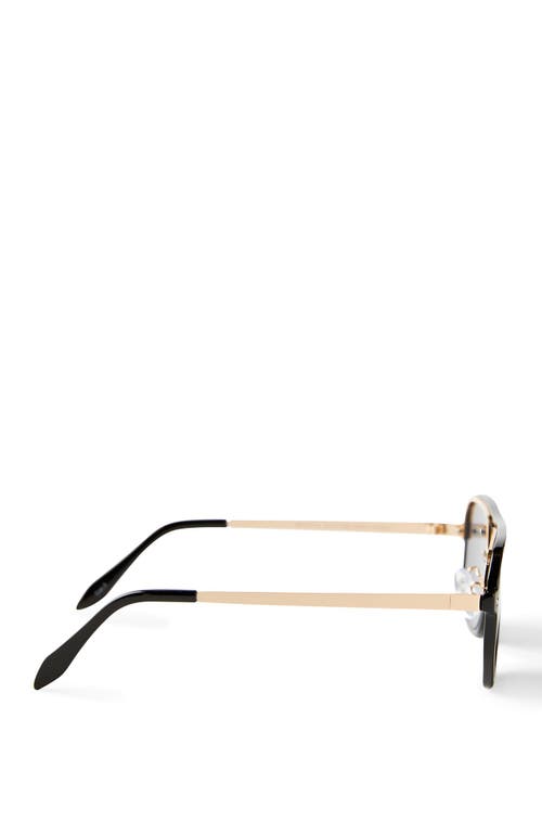 Cotton On Mikayla Aviator Sunglasses In Black