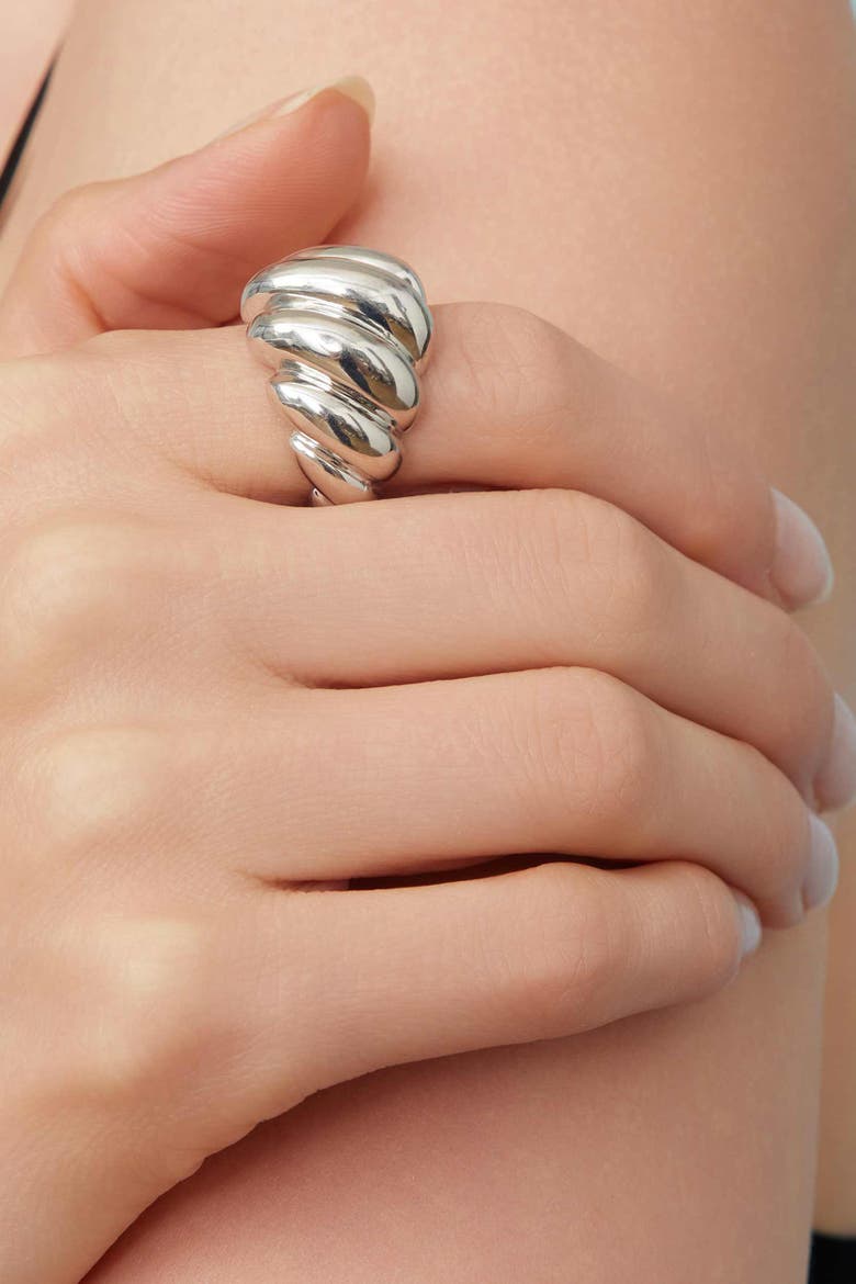Sterling Silver Lady Finger Ring, Alternate, color, Silver