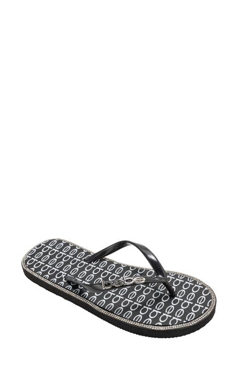 Logo Print Flip Flop (Women)