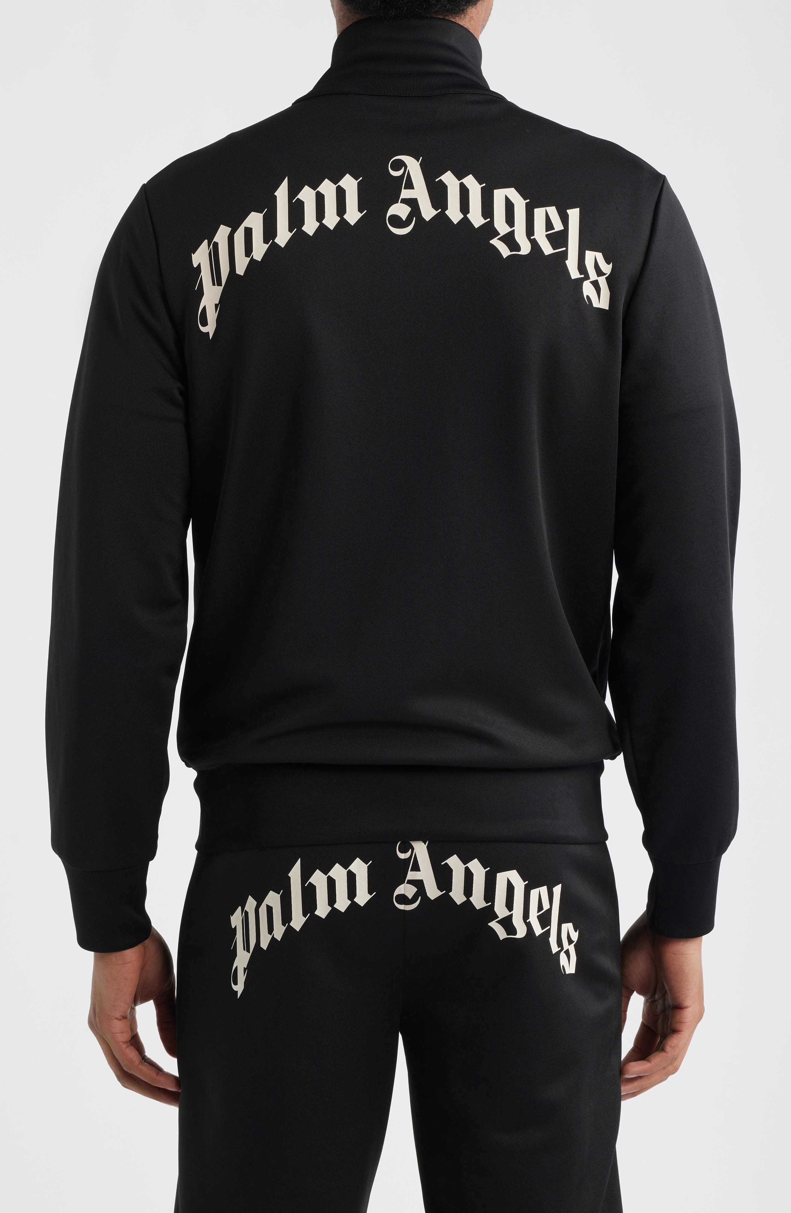 Back Curved Logo Track Jacket - image 2