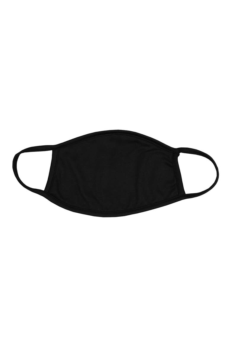 5-Pack Adult Face Masks, Alternate, color, BLACK