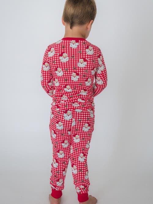 Rufflebutts Gender Inclusive Softsnooze Long Sleeve Pajama Set In Pink