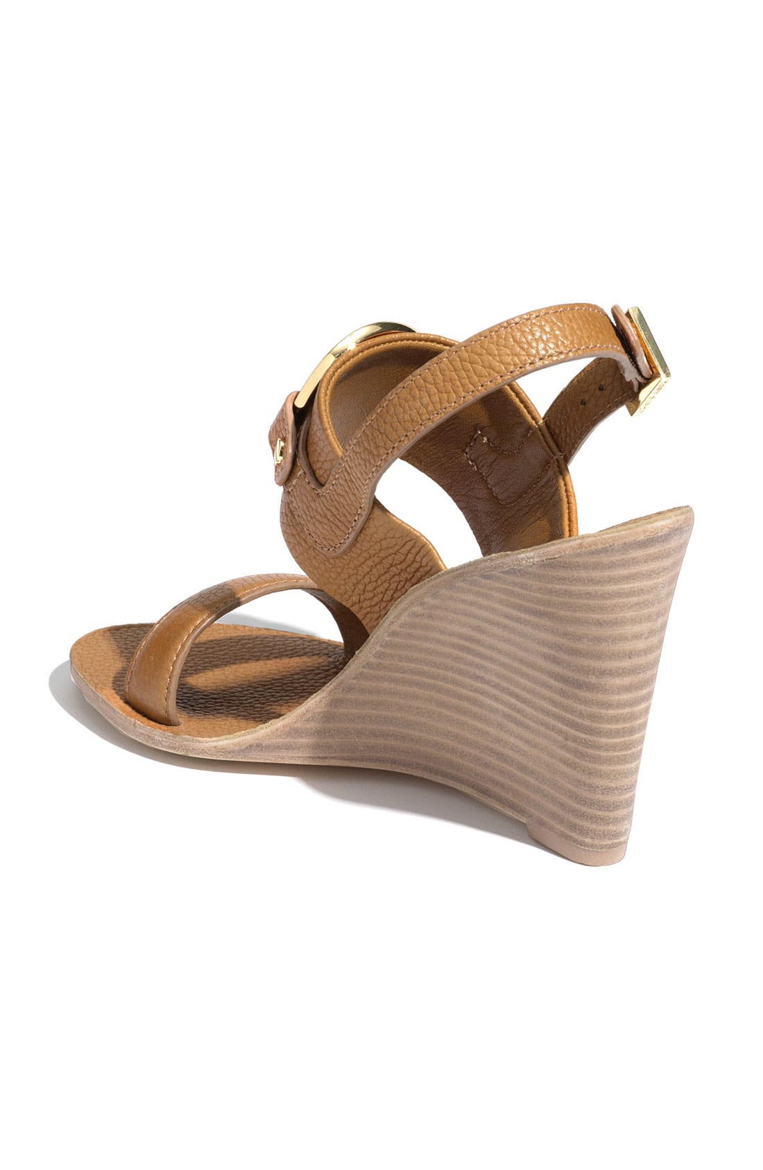 'Amanda' High Wedge Sandal, Alternate, color, ROYAL TAN