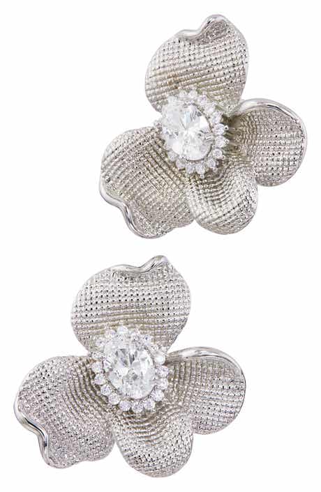 Matte Flower Stud Earrings